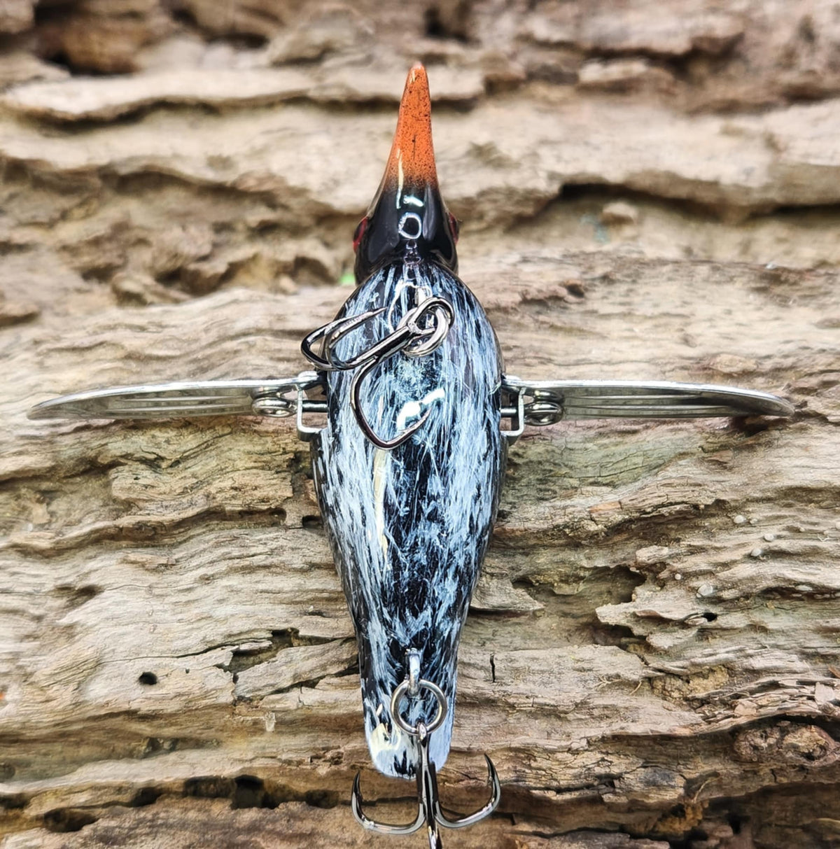 Trascable Humming Fish Hummingbird Crawler – TWELVE OAKS CUSTOM LURES